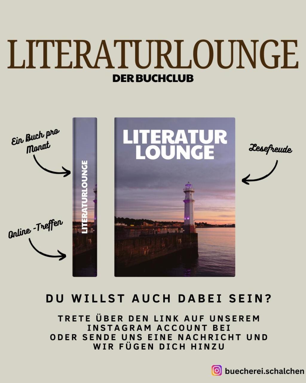 Literatur Lounge Schalchen - Online Buchclub Instagram